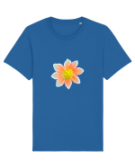 Floare desen Tricou mânecă scurtă Unisex Rocker