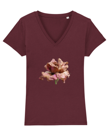Trandafir ofilit Burgundy