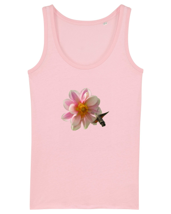 Floare si fluture Cotton Pink