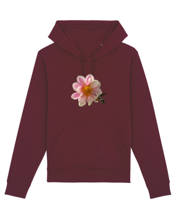 Floare si fluture Burgundy