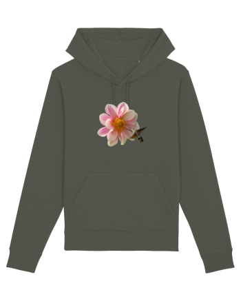 Floare si fluture Khaki