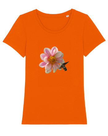 Floare si fluture Bright Orange