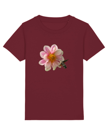 Floare si fluture Burgundy