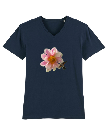 Floare si fluture French Navy