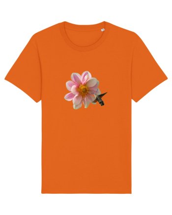 Floare si fluture Bright Orange