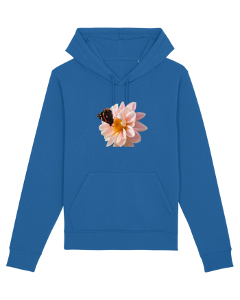 Floare si fluture colorat Royal Blue