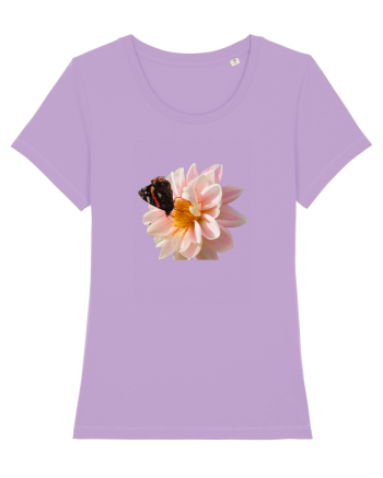 Floare si fluture colorat Lavender Dawn