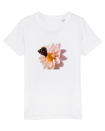 Floare si fluture colorat Tricou mânecă scurtă  Copii Mini Creator
