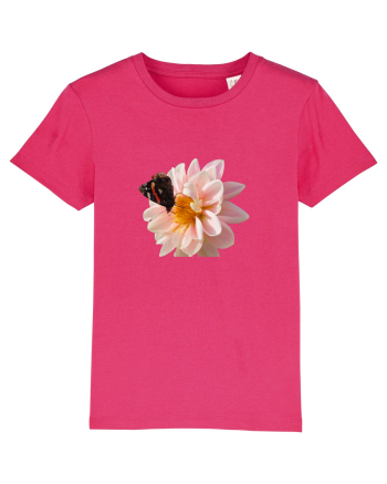 Floare si fluture colorat Raspberry