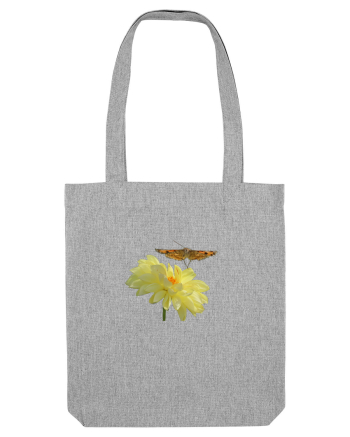 Floare si fluture in zbor Heather Grey