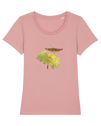 Floare si fluture in zbor Canyon Pink