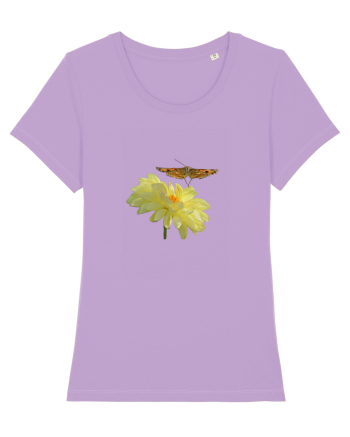 Floare si fluture in zbor Lavender Dawn