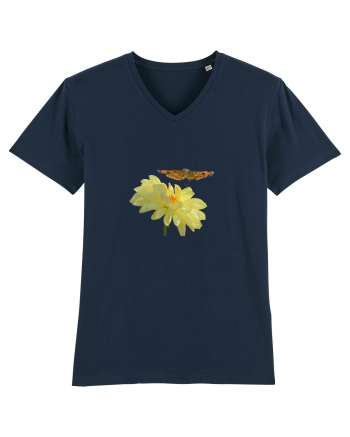 Floare si fluture in zbor French Navy