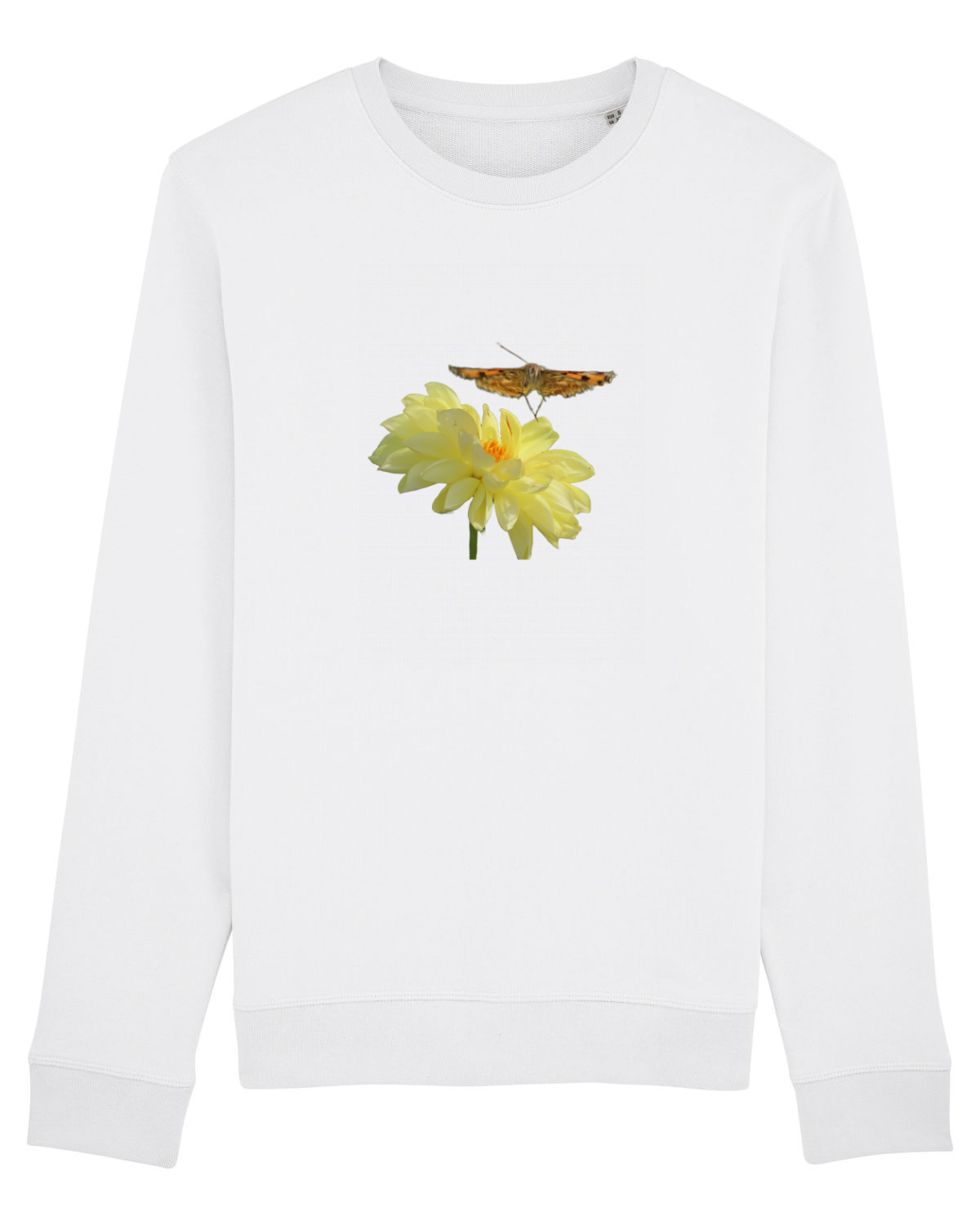 Bluză mânecă lungă Unisex Rise White