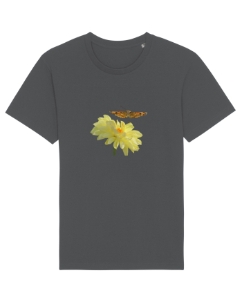 Floare si fluture in zbor Anthracite
