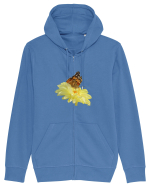 Un fluture si o floare Hanorac cu fermoar Unisex Connector
