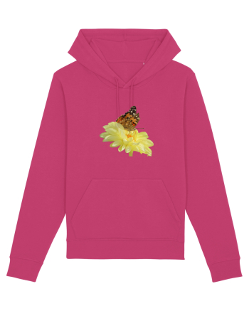Un fluture si o floare Raspberry