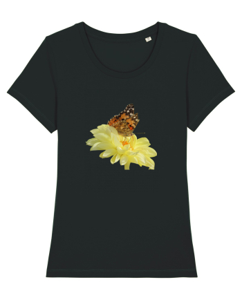 Un fluture si o floare Black