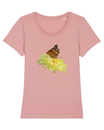 Un fluture si o floare Canyon Pink