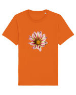 Floare in culori Tricou mânecă scurtă Unisex Rocker