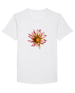 Floare in culori Tricou mânecă scurtă guler larg Bărbat Skater