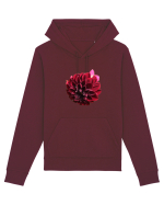 Floare rosu inchis Hanorac Unisex Drummer