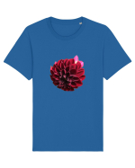 Floare rosu inchis Tricou mânecă scurtă Unisex Rocker