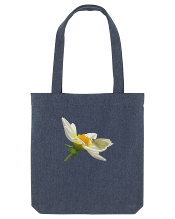 Floare si fluture alb Midnight Blue
