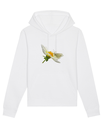 Floare si fluture alb White