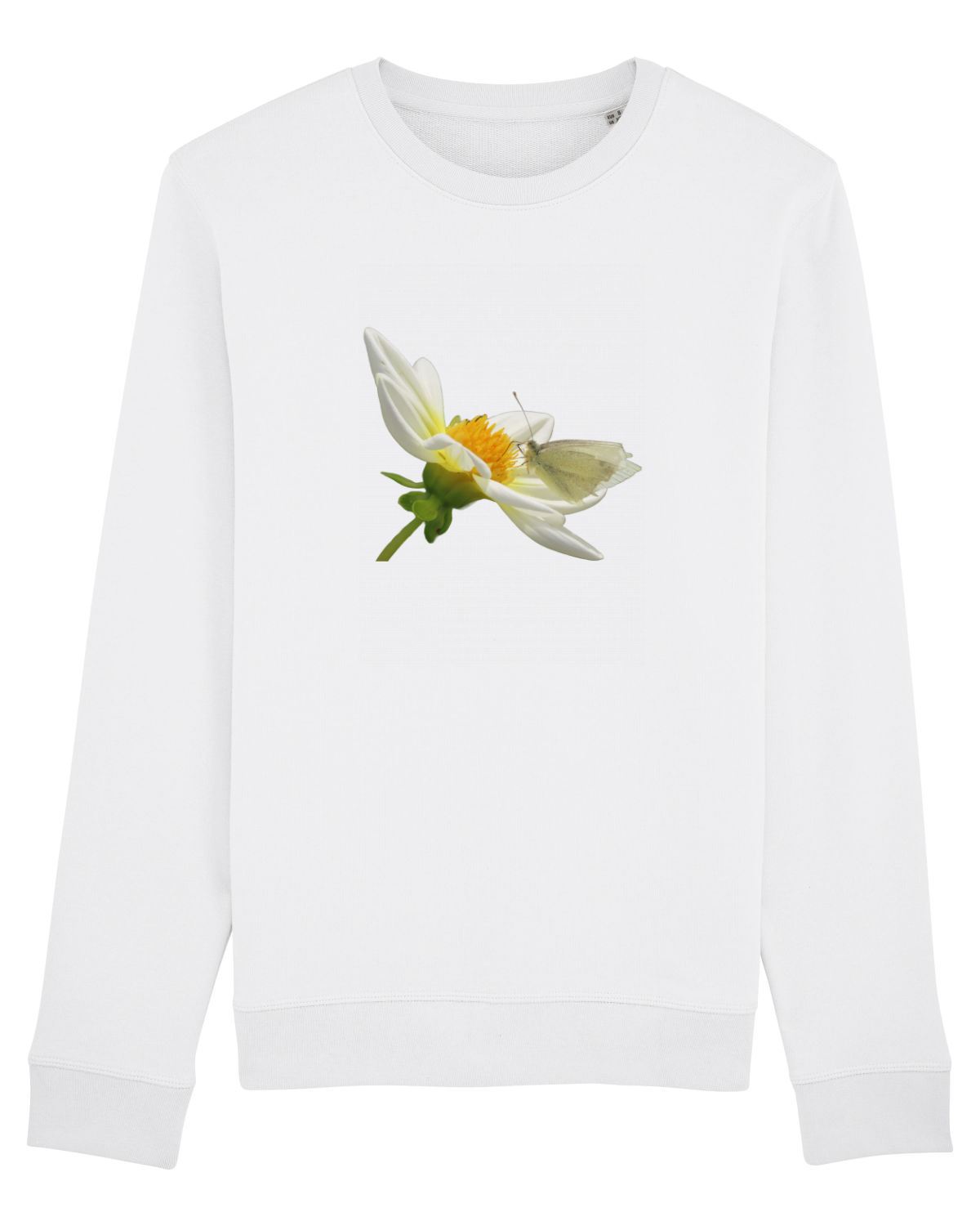 Bluză mânecă lungă Unisex Rise White