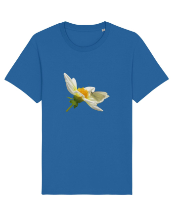 Floare si fluture alb Royal Blue