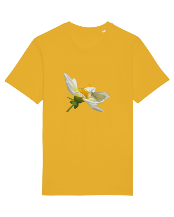 Floare si fluture alb Spectra Yellow