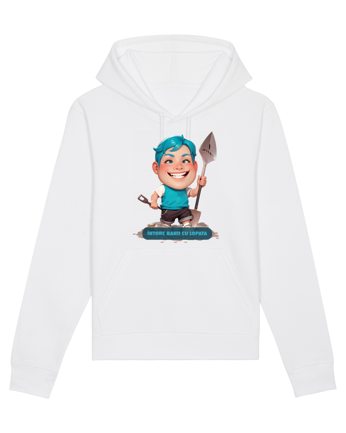 Hanorac Unisex Drummer White