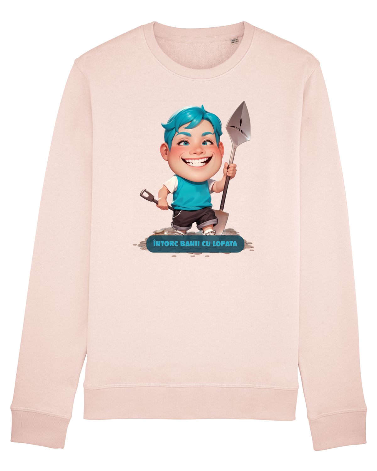 Bluză mânecă lungă Unisex Rise Candy Pink