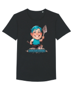 Întorc banii cu lopata Tricou mânecă scurtă guler larg Bărbat Skater