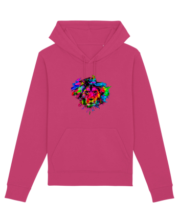 Lion Leo in culori Raspberry