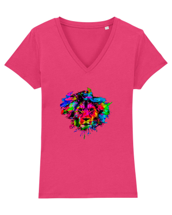 Lion Leo in culori Raspberry