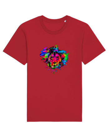 Lion Leo in culori Red
