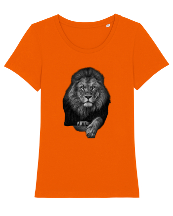 Leu alb negru Bright Orange