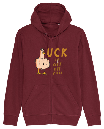 D(F)uck it /off /all /you Burgundy