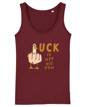 D(F)uck it /off /all /you Burgundy
