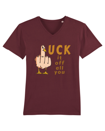 D(F)uck it /off /all /you Burgundy