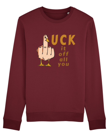 D(F)uck it /off /all /you Burgundy