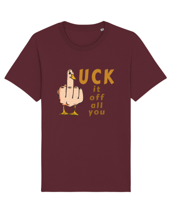 D(F)uck it /off /all /you Burgundy