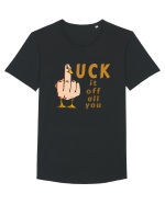 D(F)uck it /off /all /you Tricou mânecă scurtă guler larg Bărbat Skater