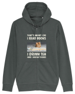 I read books Hanorac cu fermoar Unisex Connector