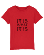 It is what it is Tricou mânecă scurtă  Copii Mini Creator