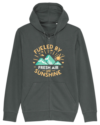 Fueled By Fresh Air And Sunshine (camper) Anthracite