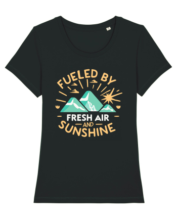 Fueled By Fresh Air And Sunshine (camper) Black
