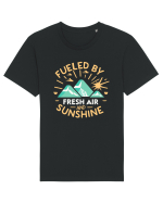 Fueled By Fresh Air And Sunshine (camper) Tricou mânecă scurtă Unisex Rocker